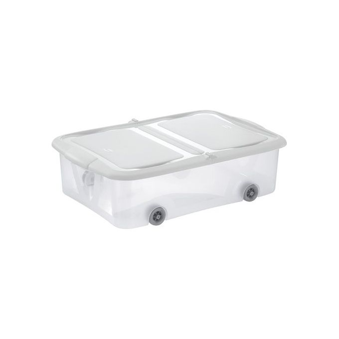 Tontarelli Contenitore Salvaspazio Stock Box Sottoletto con Ruote