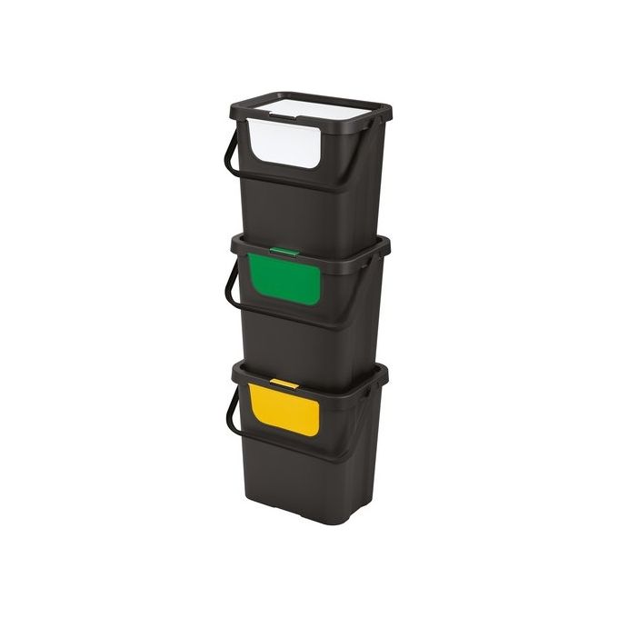 Tontarelli Pattumiera Differenziata Set 3 Pezzi