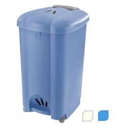 Pattumiera Pedale Carolina L 50 Azzurro