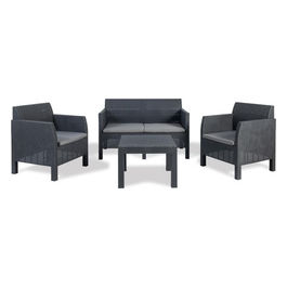 Set Giardino Matilde Antracite 4pz