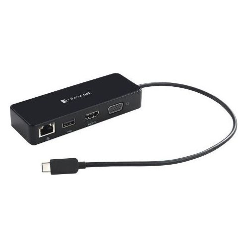 Toshiba Dynabook Replicatore di Porte e Docking Station per Notebook Cablato USB 2.0 Type-C Nero