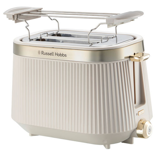 26761-56 Bronte Tostapane 2 fette 980 W 6 livelli scongelamento riscaldamento Lift and Look colore Pietra