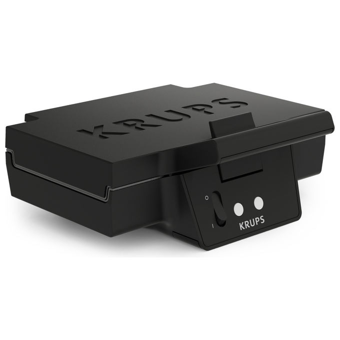 Krups FDK462 FDK Iconic Tostiera 2 Panini Piastre Antiaderenti 850 W colore Nero