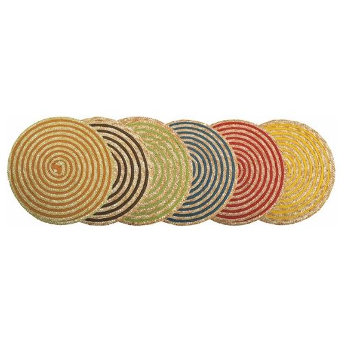 Tovaglietta tonda con trama a spirale 38 cm, Spiral Color