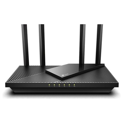 TP-Link Archer AX55 Router WiFi 6 Dual-Band AX3000Mbps Router F (FTTH | FTTB | Ethernet) fino a 1Gbps Tecnologia Beamforming TP-Link HomeShield OneMesh Tether App Compatibile con Alexa