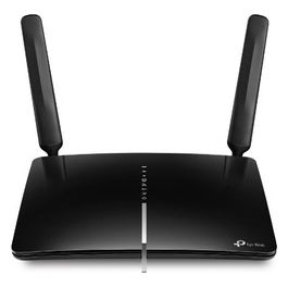 TP-Link Box, Router 4G+ LTE Cat.6 300 Mbps WiFi AC 1200 Mbps, 2 x SMA per Antenna Esterna, 4 Porte RJ45 Gigabit, Antenne Removibili, OneMesh, Modem SIM Card per Qualsiasi Operatore, Archer MR600