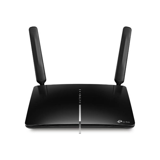 Image of TP-Link Box, Router 4G+ LTE Cat.6 300 Mbps WiFi AC 1200 Mbps, 2 x SMA per Antenna Esterna, 4 Porte RJ45 Gigabit, Antenne Removibili, OneMesh, Modem SIM Card per Qualsiasi Operatore, Archer MR600