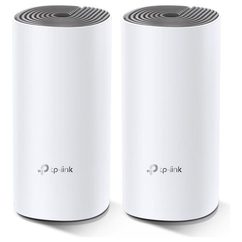TP-Link Deco E4 2-Pack Router Wireless Dual-Band 2.4GHz/5GHz Fast Ethernet Bianco