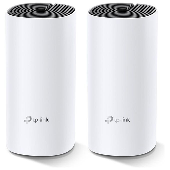 TP-Link Deco M4 2-Pack Sistema Wi-Fi Mesh AC1200 Dual Band 2 porte Gigabit Ethernet MU-MIMO Compatibile Alexa