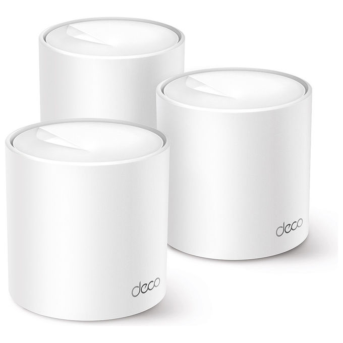 Tp-Link Deco X10 Router Mesh Wi-Fi 6 Dual-band Bianco Pack 3 Unita'