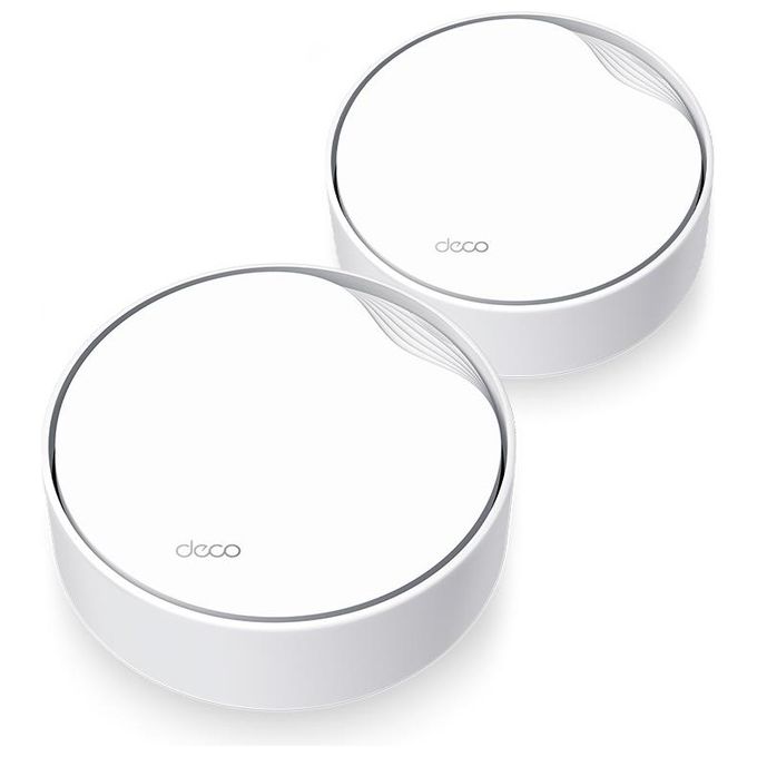 TP-Link DECO X50-POE(2-PACK) Sistema Wi-Fi Mesh Dual-Band 2.4 GHz-5 GHz Wi-Fi 6 Bianco 3 Interno