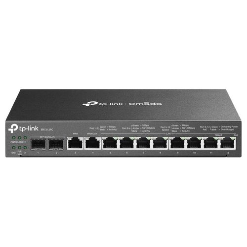 TP-Link ER7212PC Router Cablato Gigabit Ethernet Nero