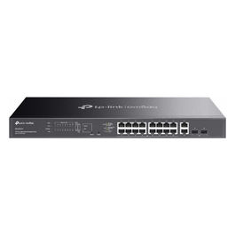 ES220GMP Switch di Rete Gestito Gigabit 18 Porte PoE+ 250W Cloud Nero