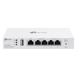 Festa FR205 Router VPN Gigabit 5 porte Gigabit Gestione cloud gratuita Facile da usare Accesso cloud VPN ad alta sicurezza Porta WAN USB Custodia in metallo IPSec PPTP L2TP e OpenVPN