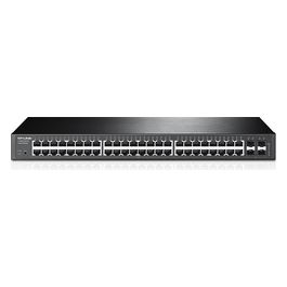 JetStream T1600G-52TS Switch gestito 48 x 10/100/1000 + 4 x combo Gigabit SFP montabile su rack