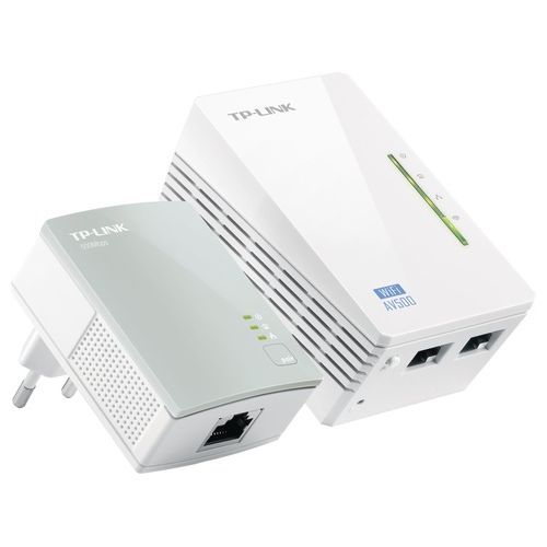 TP-LINK TL-WPA4220KIT Kit Powerline Extender Av500 600Mbps 2 Porte Ethernet Plug and Play