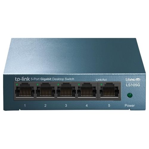 Tp-Link LS105G Switch di Rete Non Gestito Gigabit Ethernet 10/100/1000 Blu