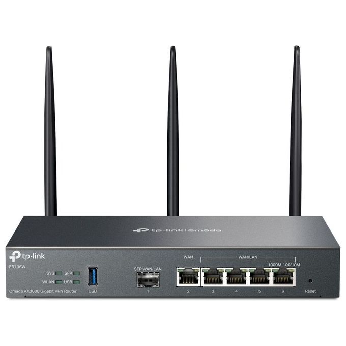Image of TP-Link Omada ER706W Router Wireless Gigabit Ethernet Dual-Band 2.4 GHz-5 GHz Nero