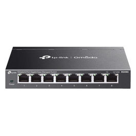 Omada ES208G Switch di Rete Gestito 8 Porte Gigabit Ethernet Nero Cloud