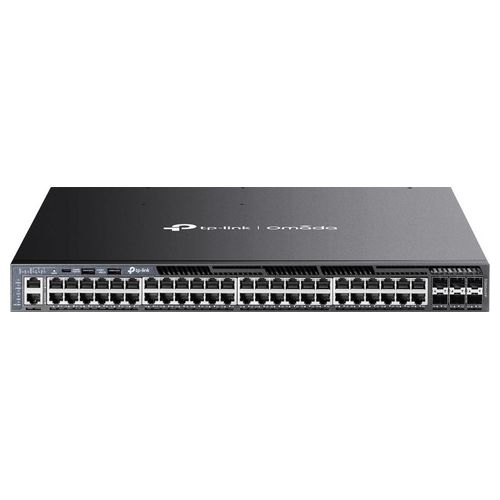 TP-Link Omada SG6654XHP Switch di Rete Gestito L3 Gigabit Ethernet 10/100/1000 Supporto Power over Ethernet 1U Nero