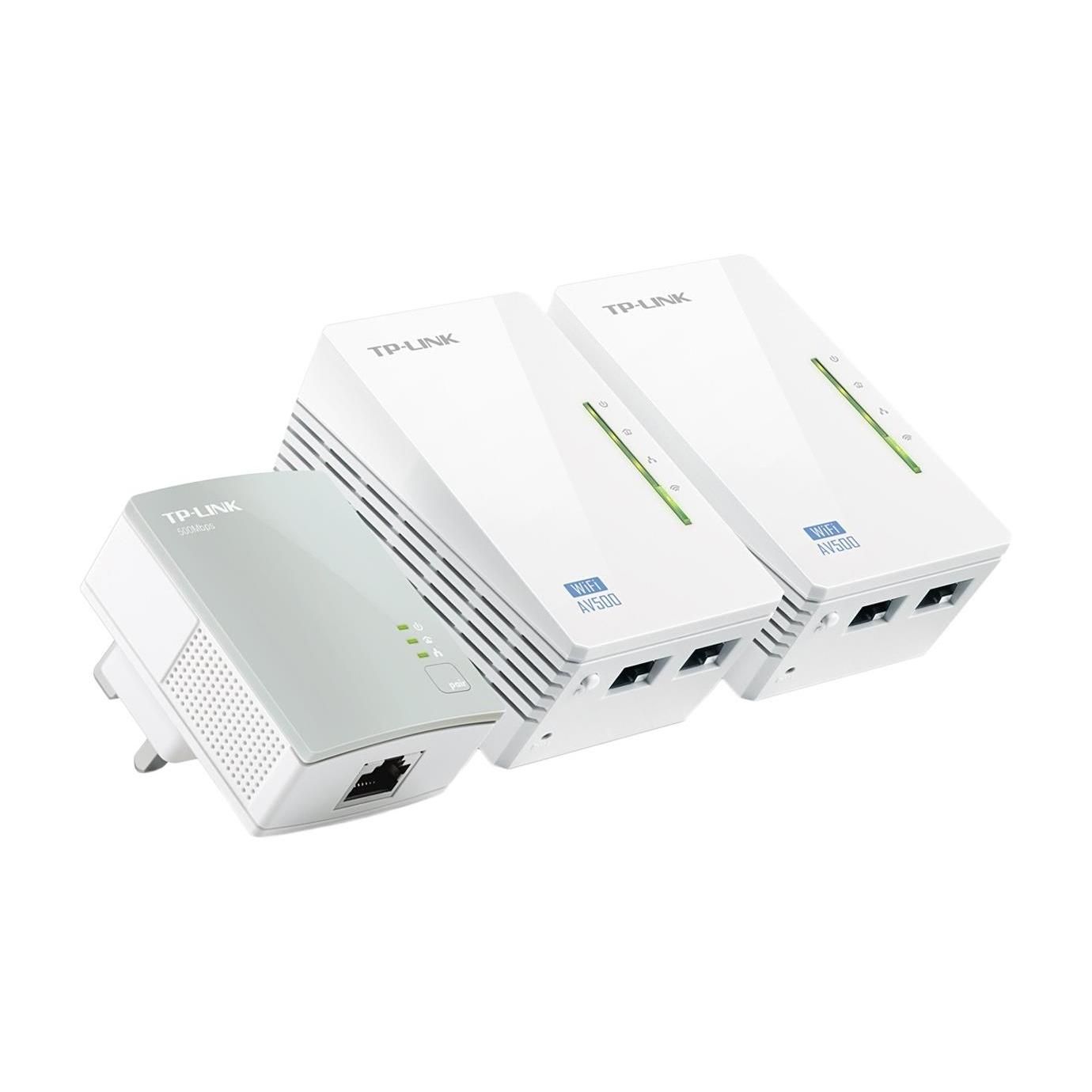 Link TP-LINK AV600 600 Mbit/s Collegamento ethernet LAN Wi-Fi Bianco 1 pz 