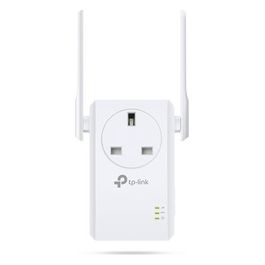 TL-WA860RE Ripetitore WiFi Wireless con presa integrata Wifi Extender e Access Point Velocità 300Mbps Porta LAN Potenzia la tua copertura Wi-Fi