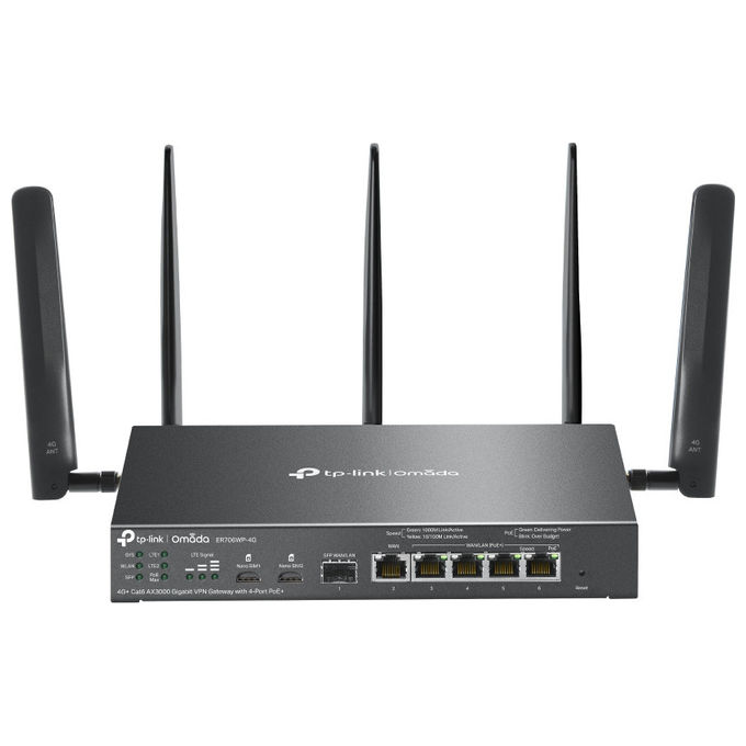 Link ER706WP-4G Router Wi-Fi 6 (Nero)