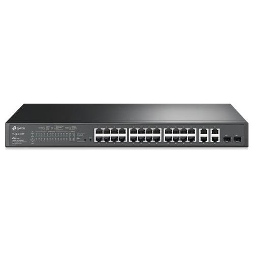 Tp-Link T1500-28PCT Gestito L2 Fast Ethernet (10/100) Nero 1U Supporto Power over Ethernet (PoE)