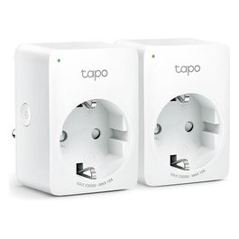 TP-Link Tapo P100 Presa Intelligente WiFi Smart Plug Compatibile con Alexa e Google Home Controllo Remoto Tramite APP Tapo 10A 2300W Confezione da 2 Pezzi