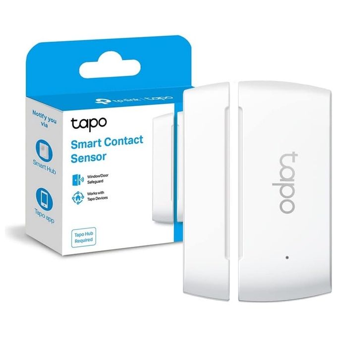 Image of TP-Link Tapo T110 Sensore di Contatto Intelligente per Domotica Avvisi di Intrusi e Risparmio Energetico con Batteria Caricata