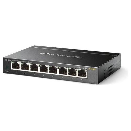 Tp-Link TL-SG108S Switch di Rete Non gestito L2 Gigabit Ethernet 10/100/1000 Nero