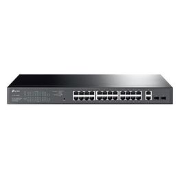 TP-Link TL-SG1428PE Switch di Rete Gestito L2 Gigabit Ethernet 10/100/1000 Supporto Power over Ethernet 1U Nero