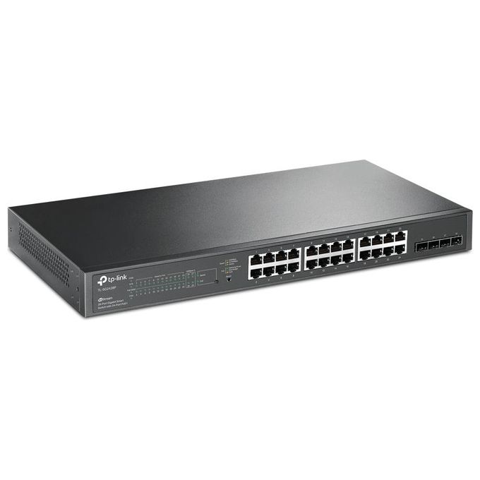 Tp-Link TL-SG2428P Switch di Rete Gigabit Ethernet 10/100/1000 Supporto Power Over Ethernet Nero