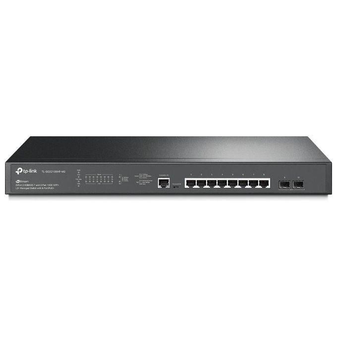 TP-Link TL-SG3210XHP-M2 Switch di Rete Gestito L2+ Nero