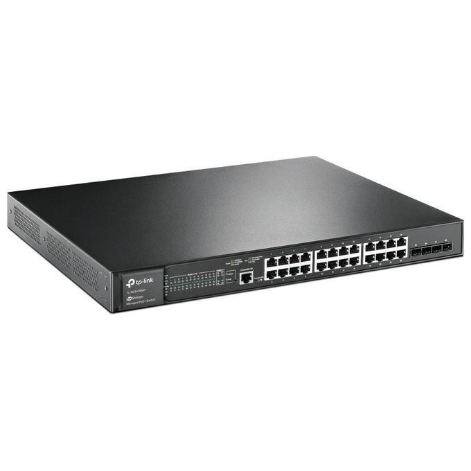 Tp-Link TL-SG3428MPp Switch di Rete Gestito L2/l2+ Gigabit Ethernet 10/100/1000 Supporto Power Over Ethernet Nero