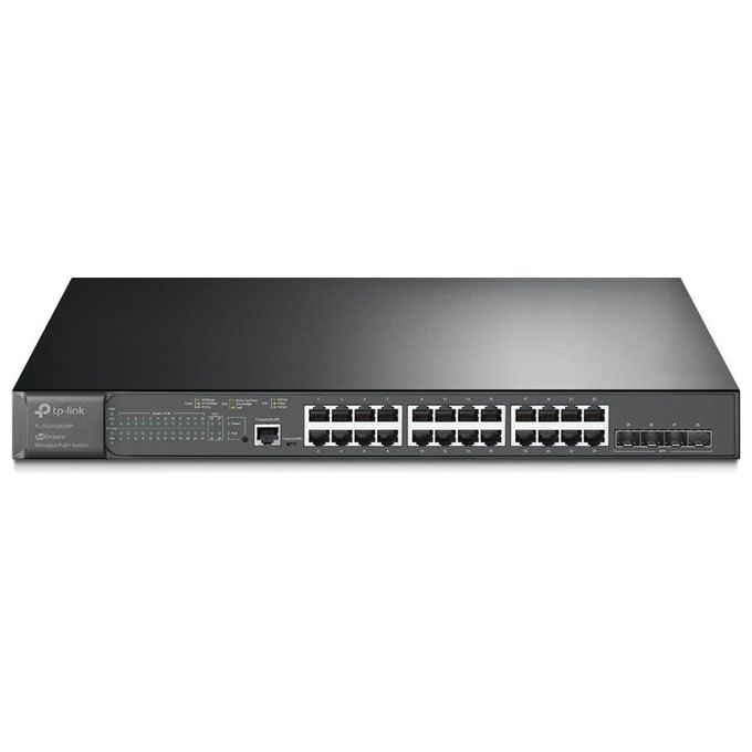 Tp-Link TL-SG3428XMP Switch di Rete Gestito L2+ Gigabit Ethernet 10/100/1000 Supporto Power Over Ethernet Nero