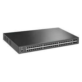 TP-Link TL-SG3452XP Switch di Rete Gestito L2 Gigabit Ethernet 10/100/1000 Supporto Power Over Ethernet 1U Nero