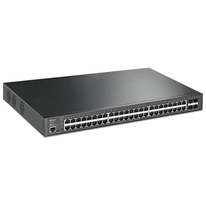 TP-Link TL-SG3452XP Switch di Rete Gestito L2 Gigabit Ethernet 10-100-1000 Supporto Power Over Ethernet 1U Nero