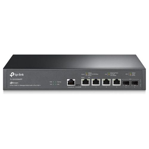 TP-Link TL-SX3206HPP Switch di Rete Gestito L2 10G Ethernet 100/1000/10000 Supporto Power over Ethernet Nero