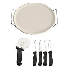 BM01T Set Pizza con Rotella e 4 Coltelli