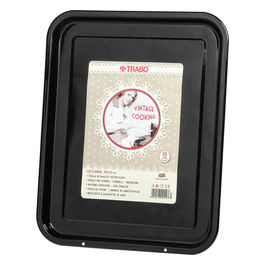 Vuntage Cooking Leccarda Smalto Nero 39 x 31 cm