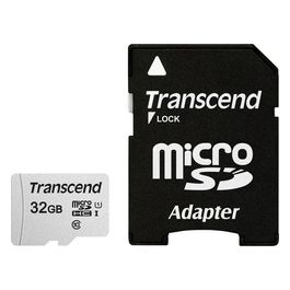 300S-A MicroSd Scheda di Memoria da 32Gb Uhs-i U1 con Adattatore