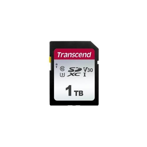 Transcend 300S Scheda di Memoria Flash 1Tb Video Class V30 UHS-I U3 Class10 UHS-I SDXC