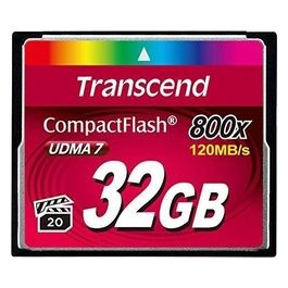 Transcend 32Gb cf card (800x type i )