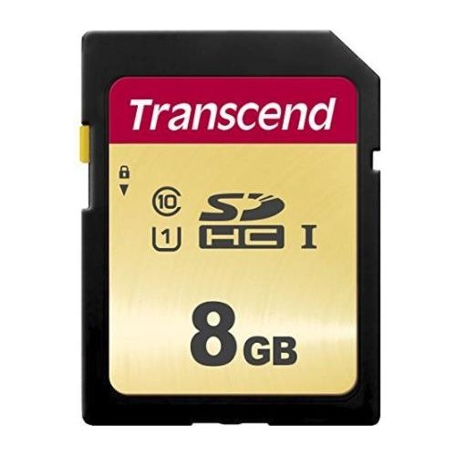 Transcend 500S Memoria Flash 8Gb Uhs-i U1 Sd Card