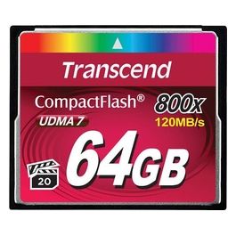 Transcend 64Gb cf card (800x type i )