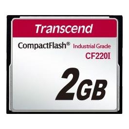 Transcend CF220I Industrial Temp Scheda di Memoria Flash 2 GB CompactFlash