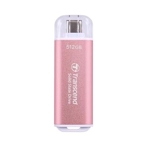 Transcend ESD300 Ssd 512Gb Esterno Portatile USB 3.2 Gen 2x1 Rosy Pink