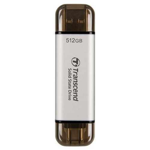 Transcend ESD310 Ssd 512Gb Esterno Portatile USB 3.2 Gen 2x1 Argento