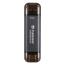 Transcend ESD310C Ssd 2Tb Esterno Portatile USB 3.2 Gen 2x1 Nero